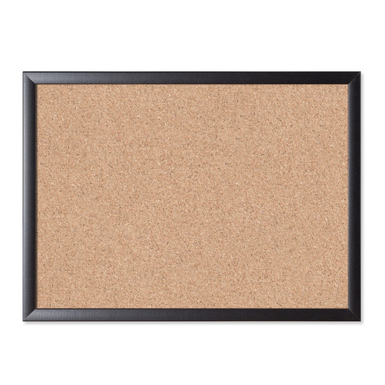 U Brands™ Black 24'' x 18'' MDF Framed Cork Bulletin Board